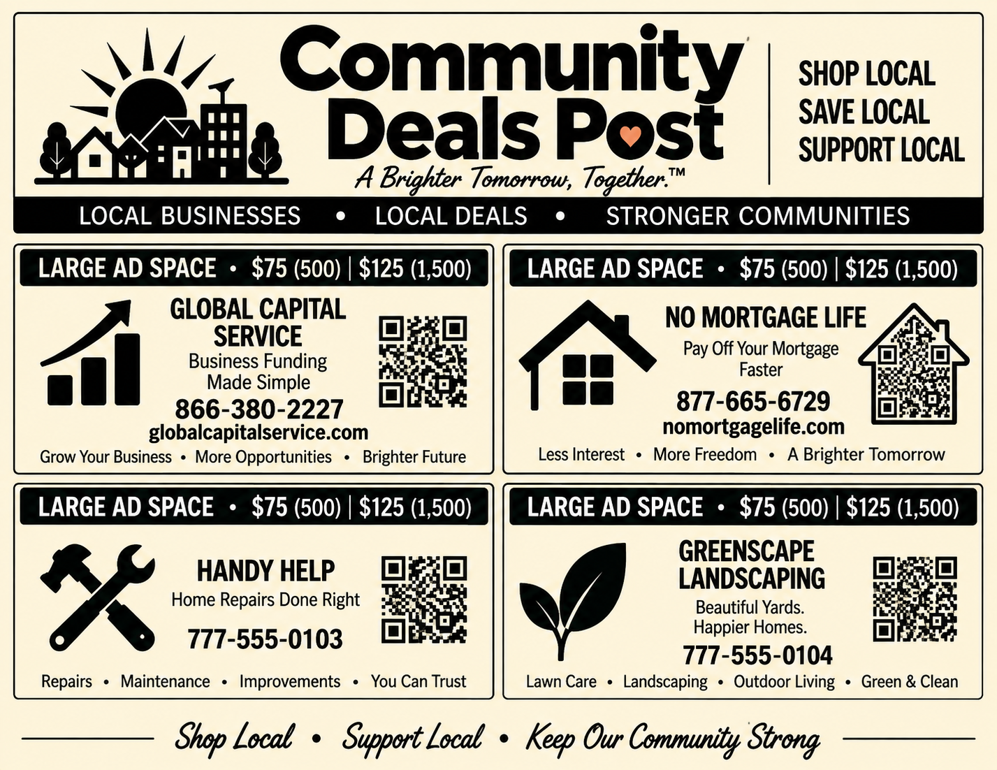 5.5x8.5 Starter Mailer Front