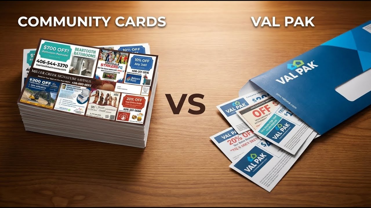 Community Cards vs Valpak Comparison